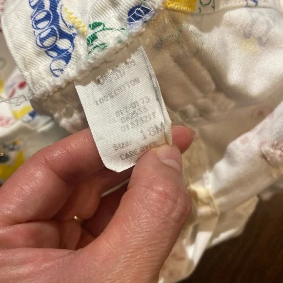 Vintage Oshkosh Overalls zoo animals size 18M boys - Picture 5 of 6